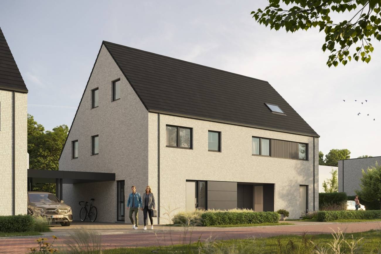 Nieuwbouw huis in Evergem