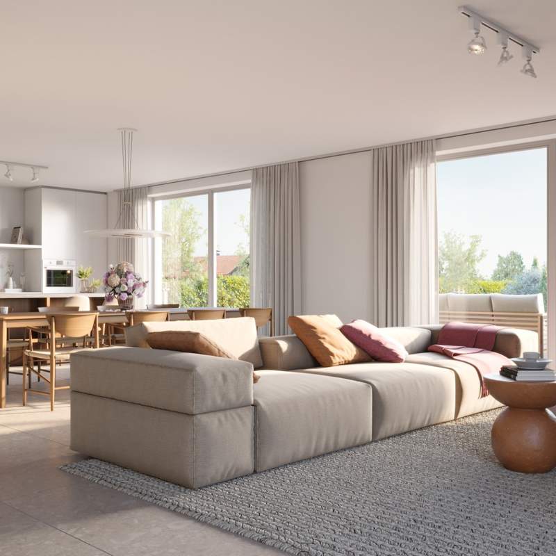 Ruime open bebouwing met 4 slpk's en mooie tuin