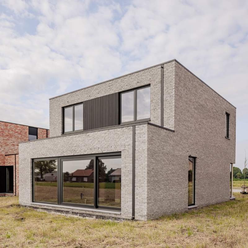 Energiezuinige open bebouwing in nieuwe buurt