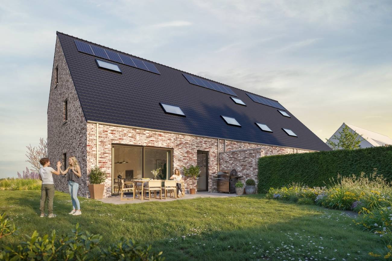 Nieuwbouw huis in Evergem