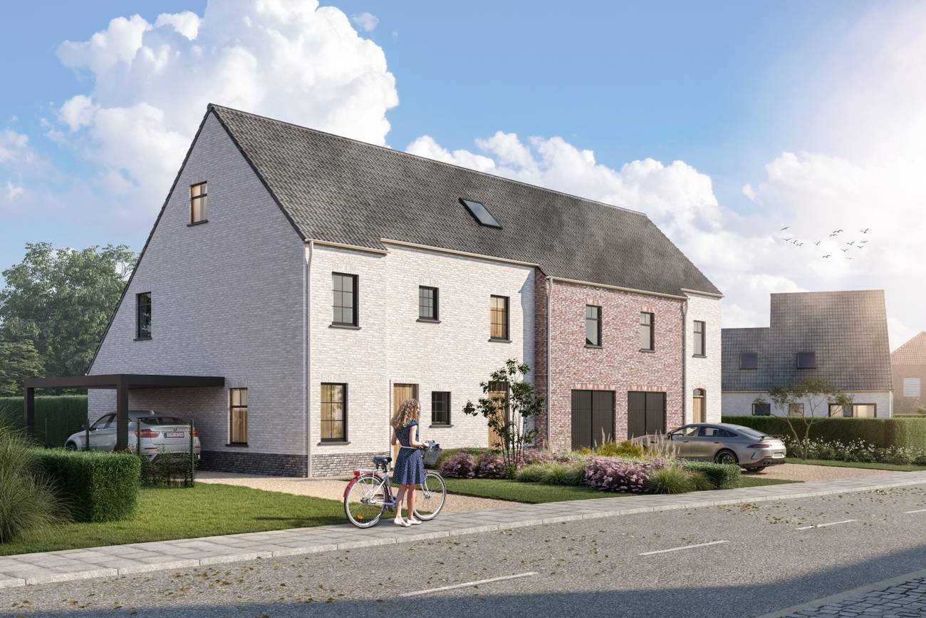 Nieuwbouw huis in Wielsbeke