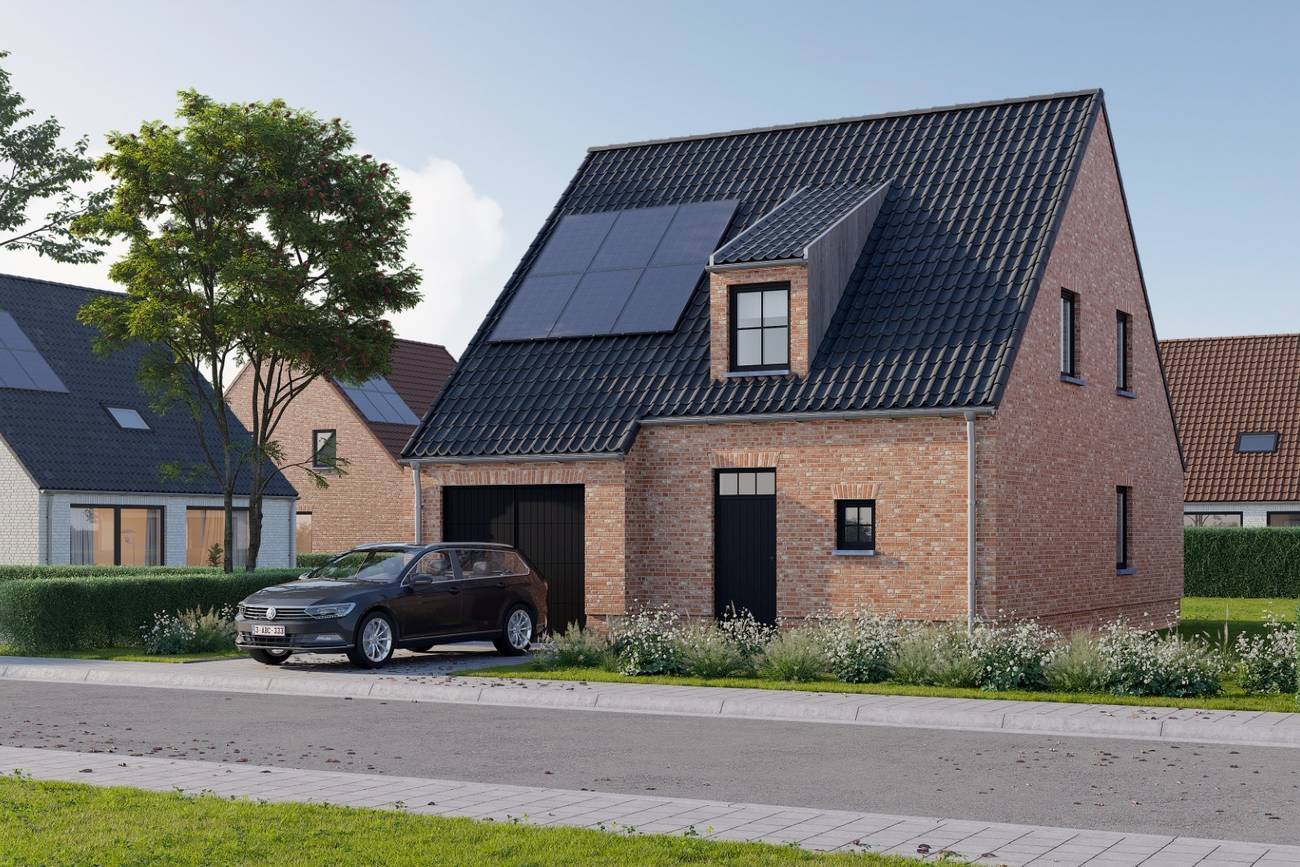 Nieuwbouw huis in Veurne