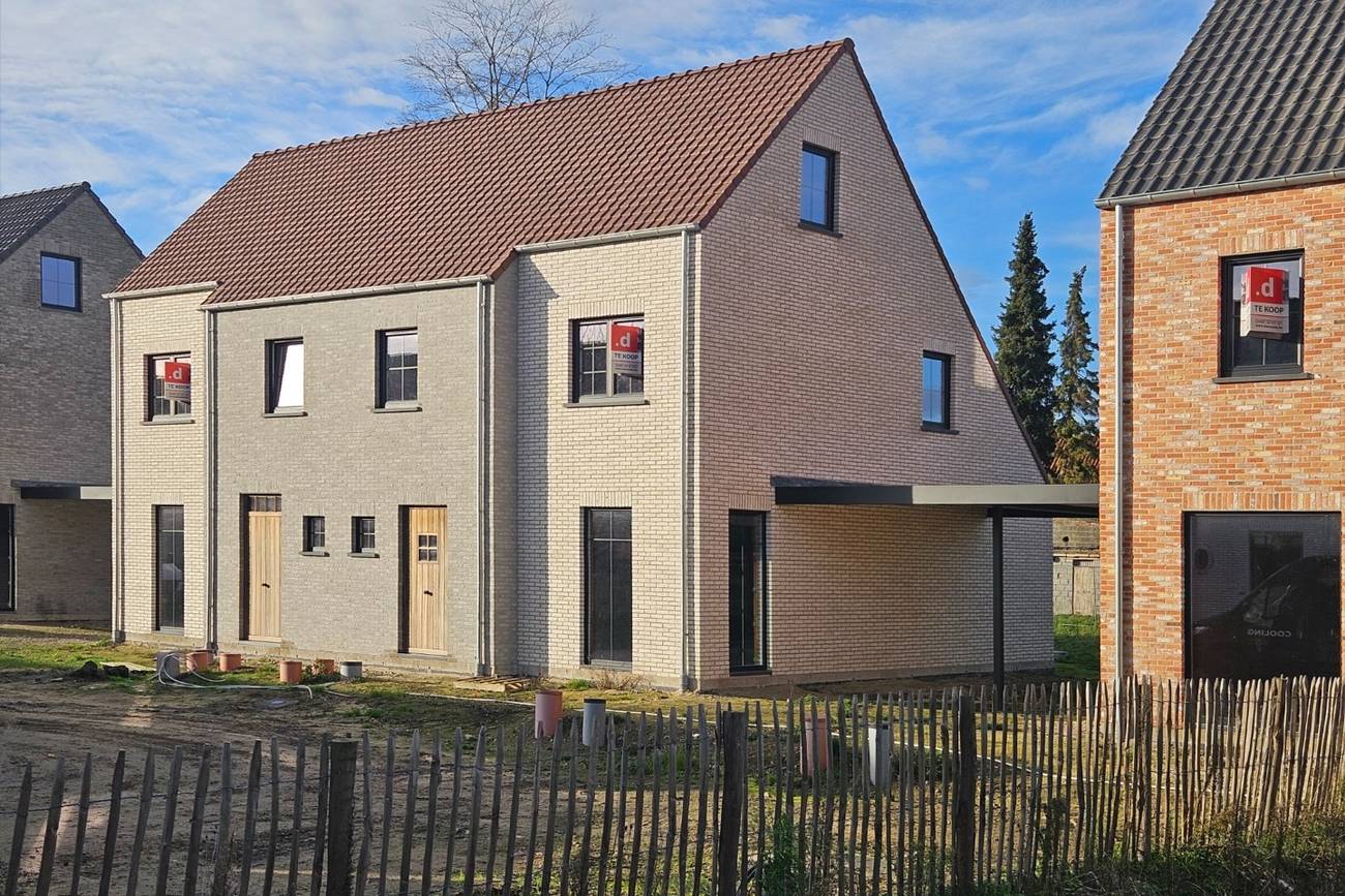 Nieuwbouw huis in Ruddervoorde