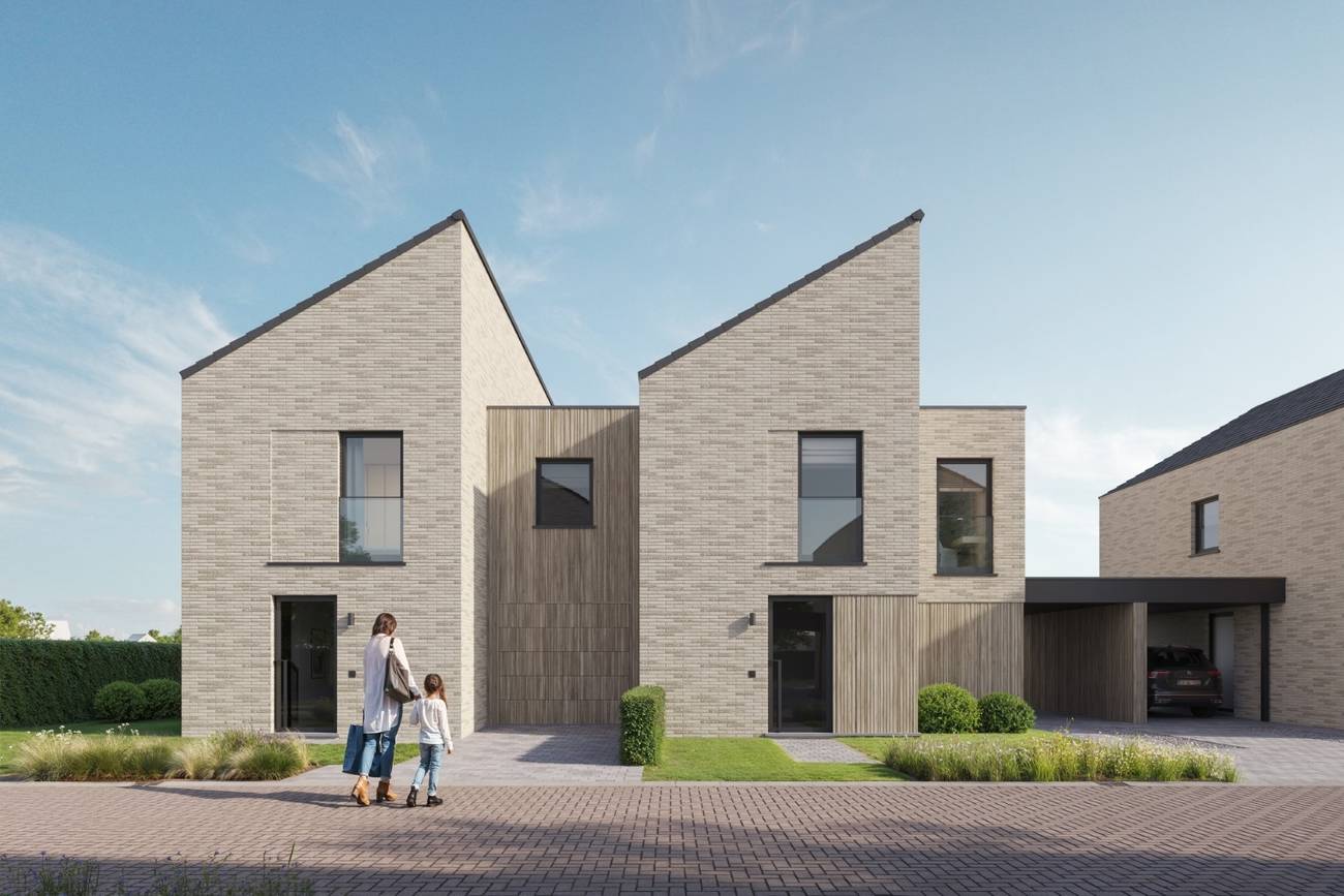 Nieuwbouw huis in Evergem