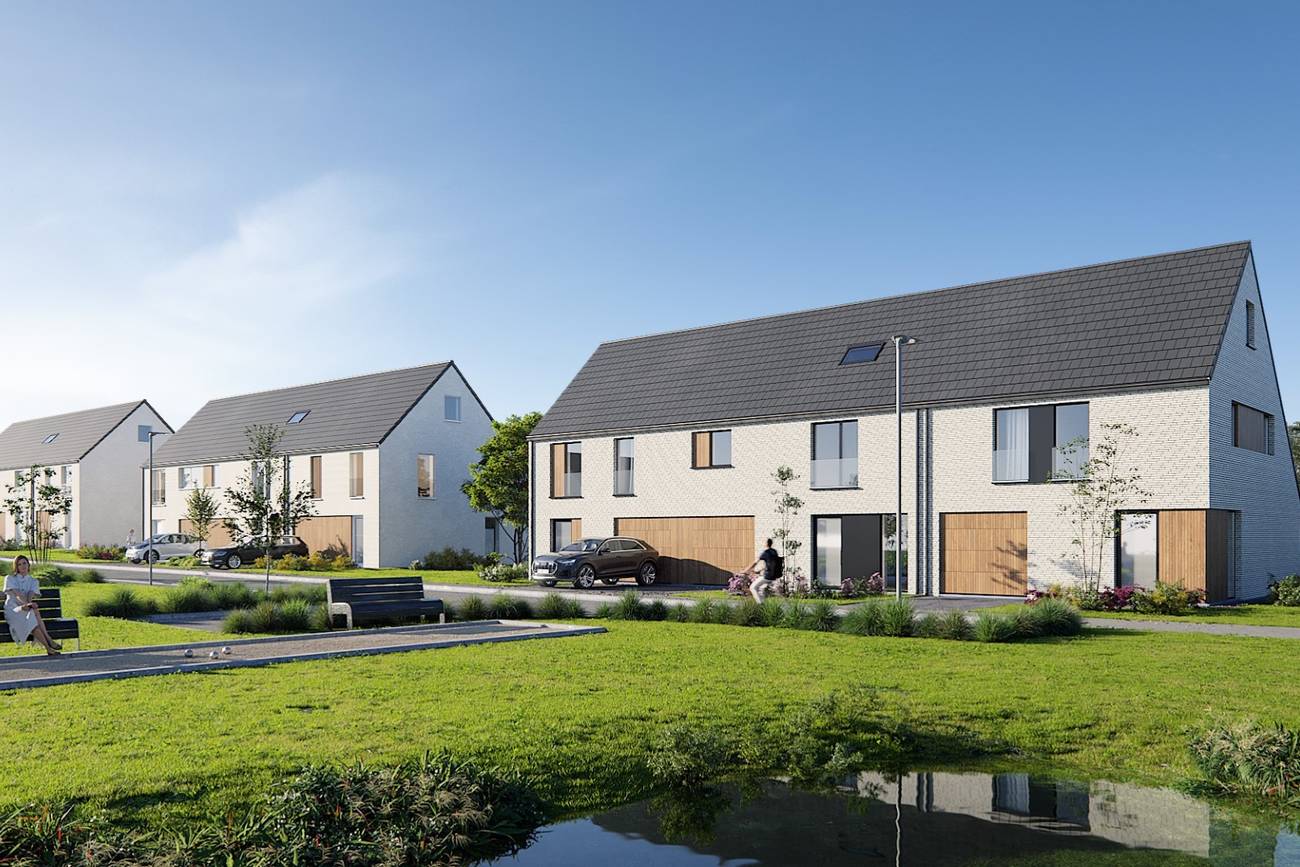 Nieuwbouw huis in Wevelgem