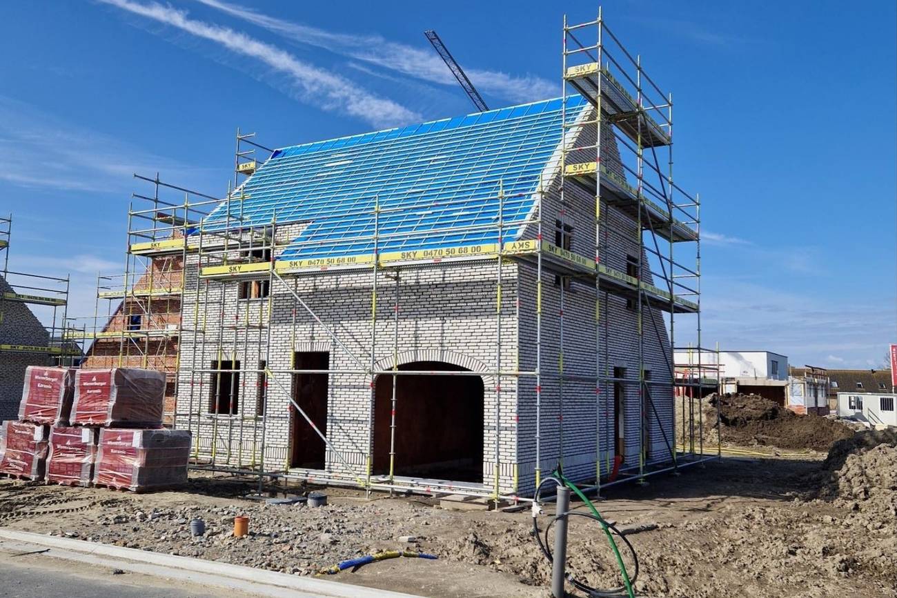 Nieuwbouw huis in Veurne