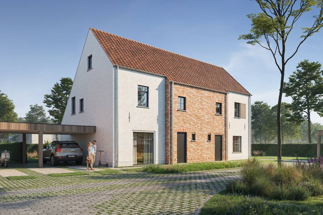 Nieuwbouw huis in Merelbeke